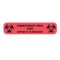 Nevs Label, Chemotherapy Drug Toxic 7/16" x 2" Flr Red w/Black P-000675 - alternate 1